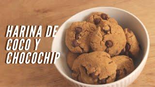 Galletas de chocochip con harina de coco