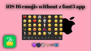 iOS emojis zfont3 emojis iOS emoji font app zfont3 app/oppo realmi poco redmi