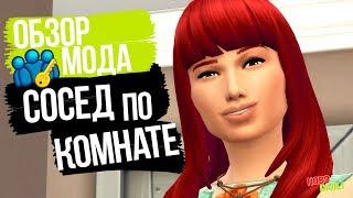 Обзор мода для The Sims 4 | Сосед по комнате (Обновленная версия)