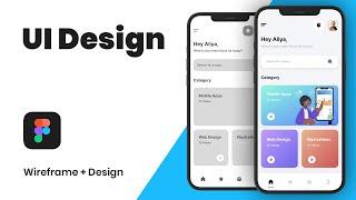 Mobile UI Design in Figma | Figma Tutorial