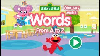 Sesame Street Memory Match: Words From A to Z