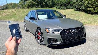 2025 Audi S6 Premium Plus: Start Up, Exhaust, Test Drive, Walkaround, POV and Review