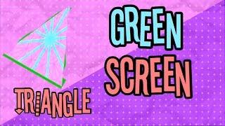 Green screen triangle