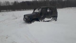 Реально ли ехать сейчас по снегу ?| Испытали после пожара Вовкин УАЗ | Off-road Анонс Зима.Жара2021