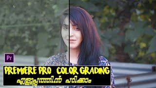 How to COLOR GRADE our videos in PREMIERE PRO | Malayalam Tutorial | Cinematic Look