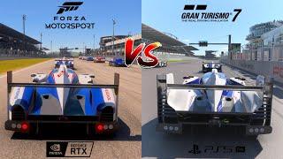 GRAN TURISMO 7 ENHANCED PS5 PRO VS FORZA MOTORSPORT 8 RTX | FULL Nürburgring COMPARISON  RAYTRACING