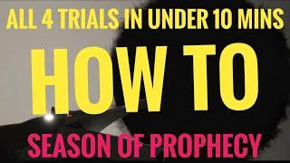 [ SPOILERS ] How to Do All Prophecy Trials in Under 10 Minutes | Season of Prophecy | Sky: CotL