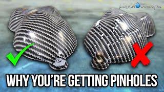 WHY YOU'RE GETTING PINHOLES IN YOUR HYDROGRAPHICS | Liquid Concepts | Weekly Tips and Tricks