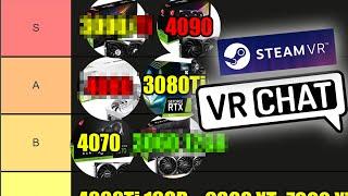 [2023] Best GPU for VRChat (and all VR games) TIER LIST! Are 4060 Ti and RX 7600 good!?