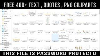 Free 400+ PNG Text , Quotes ,  Clip Arts | AR CLICKER | 2020