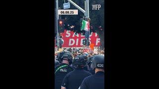 Chaos at L.A. Anti-ICE Protests