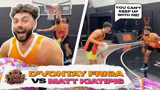 D'Vontay Friga vs Matt Kiatipis Physical 1v1! | $50,000 Creator League