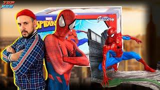 СПАЙДИ ВЕРНУЛСЯ! РАСПАКОВКА ФИГУРКИ SPIDER-MAN ОТ DIMOND SELECT TOYS WEBBING DIORAMA! ТОП РОБ ОБЗОР!