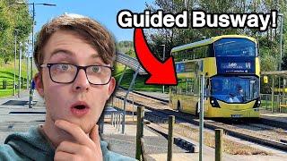 Riding a Guided Busway for the First Time..