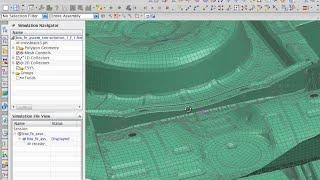 Mesh Morphing a Shell Mesh on an Auto Body