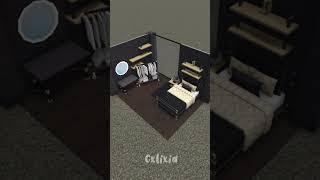 bloxburg industrial bedroom idea w/ new update items! #shorts #bloxburg #bloxburgupdate