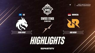 Team Spirit vs RRQ Hoshi HIGHLIGHTS M6 World Championship | RRQ vs TS ESPORTSTV