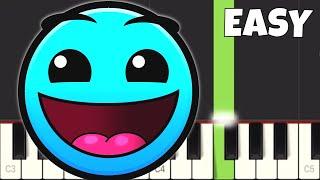 Geometry Dash - Stereo Madness - EASY Piano Tutorial