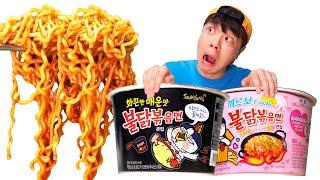 Spicy Noddle 불닭볶음면 먹방 BBororo Noodle AliceWorld