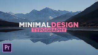 Typography Motion Graphics in Premiere Pro | Tutorial