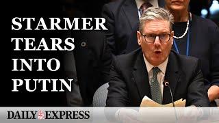 IN FULL: Starmer's brutal tirade against Putin in UN speech