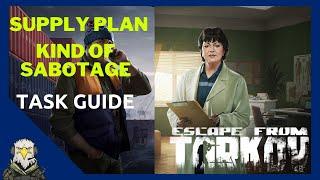 Supply Plan + Kind Of Sabotage | EFT Guide 12.8