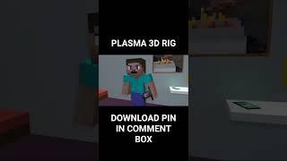 Steve rig like blender for plasma 3d #plasma3d #minecraft #rigs #minecraftanimation