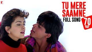 Tu Mere Saamne Song | Darr | Shah Rukh Khan, Juhi Chawla | Lata Mangeshkar, Udit Narayan | Shiv-Hari