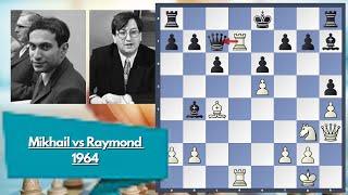 Queen & Bishop Sacrifice || Mikhail Tal vs Raymond Keene || 1964