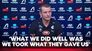 Voss on believing in Carlton's game | Carlton Press Conference | Fox Footy