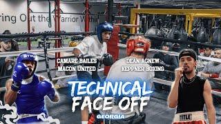 PURE BOXING! TECHNICAL Sparring Match With TWO Georgia Prospects!