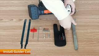 RAPIDCUT Foam Rubber Cutter (Dual Blades) RC02 guide and blade installation instructions