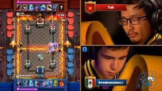 Sergio Ramos vs Tali - Crown Championship World Finals 2017 - Clash Royale  Español