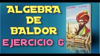 Algebra de Baldor Desde Cero - Ejercicio 6