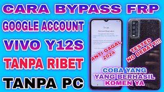 BYPASS FRP VIVO Y12S NEW SECURITY PATCH MEY 2023 || HOW TO REMOVE ACCOUNT GOOGLE VIVO Y12S