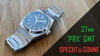 Specht & Sohne 37mm 'PRX' GMT homage SP00015 watch review #gedmislaguna #watchreview #specht&sohne