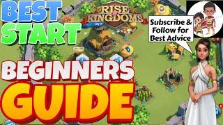 Beginners Guide Rise of Kingdoms : Get Best Start in RoK, Quick Tips for New Players with Gameplay