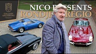 Nico presents: Ferrari Dino, Mercedes-Benz 190SL and Jaguar E-type around Brummen