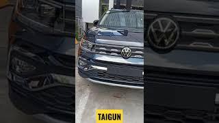 Volkswagen Taigun 2021 carbon steel grey looking awesome l VW Taigun Top Model black colour #shorts