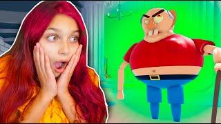 I'm STUCK at my GRANDPA... ESCAPING EVIL GRANDPA In Roblox - Valery Cat