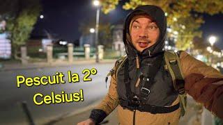 Am PESCUIT Bibani și Strapi pe DÂMBOVIȚA într-un FRIG CRUNT la 2 grade Celsius!