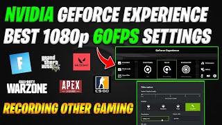 How to use NVIDIA shadow play to record Games. (1080p HD)