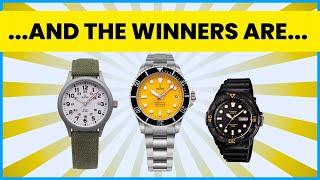 WINNERS of Ratio Freediver Automatic, Ratio Quest & Casio MRW-200H | Giveaway Draw