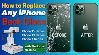 How To Replace iPhone 15, 14, 13, 12, 11 Pro, Xs Max BACK GLASS (UK Repair Service)