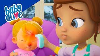 Baby Alive Official  Baby Lulu Catches a Cold Kids Videos and Baby Cartoons  |