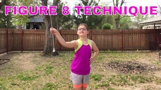 How To Twirl A Baton - Figure 8 - Beginner - Baton Tutorial