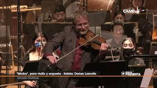 Martínez, Modos para violín y orquesta, Dorian Lamotte, Orquesta Sinfónica Universidad de Talca