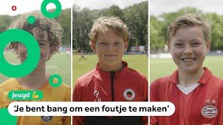 Voetballen bij een profclub kan best stressvol zijn