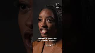 Simone Biles on Her Friendship with Rebeca Andrade #Laureus25
