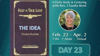 Mind Fast - Soul Feast | Lent Day 23 | THE IDEA | Rev Claudia René